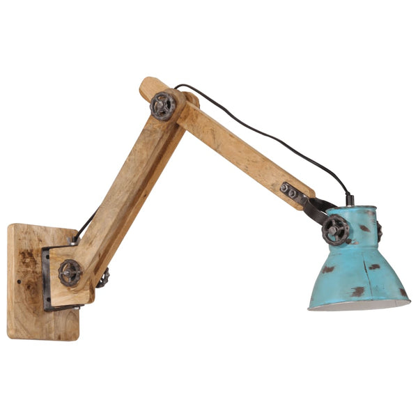 Blaue Wandleuchte E27 25W