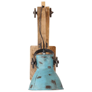 Blaue Wandleuchte E27 25W