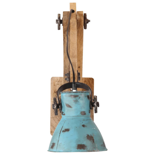 Blaue Wandleuchte E27 25W