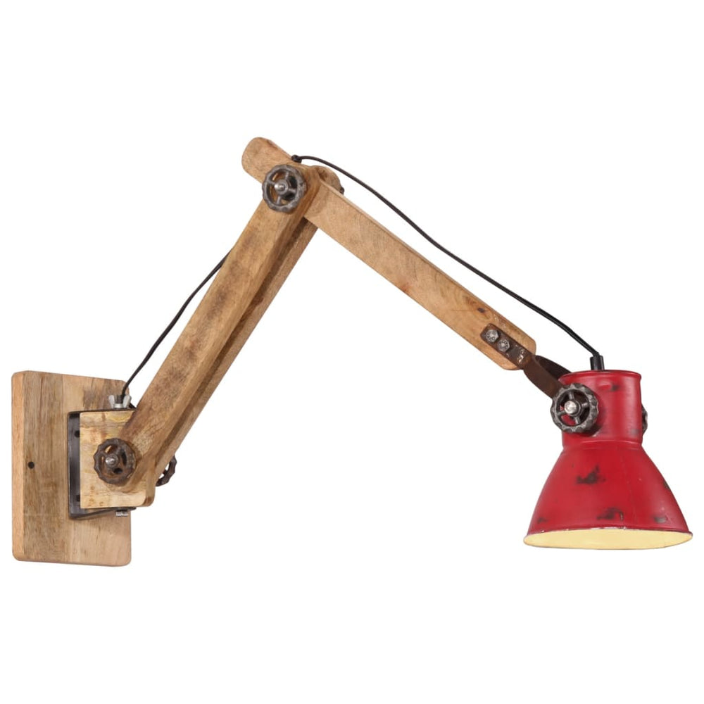 Rote Wandleuchte E27 25W