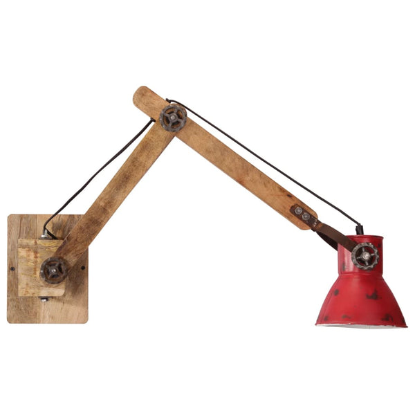 Rote Wandleuchte E27 25W