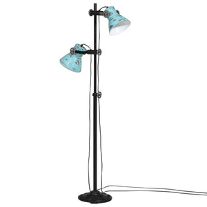 Blaue Stehlampe 25 W, E27, 90-140 cm
