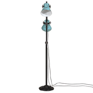 Blaue Stehlampe 25 W, E27, 90-140 cm