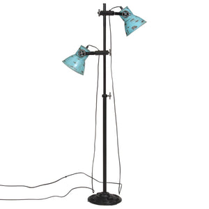 Blaue Stehlampe 25 W, E27, 90-140 cm