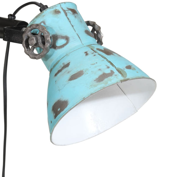 Blaue Stehlampe 25 W, E27, 90-140 cm