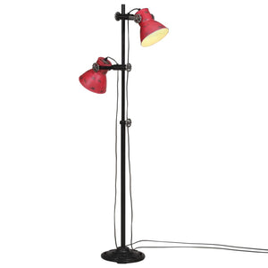 Rote Stehlampe 25W, E27, Verstellbar
