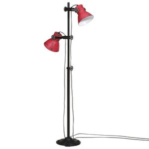 Rote Stehlampe 25W, E27, Verstellbar