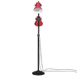 Rote Stehlampe 25W, E27, Verstellbar