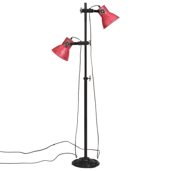 Rote Stehlampe 25W, E27, Verstellbar