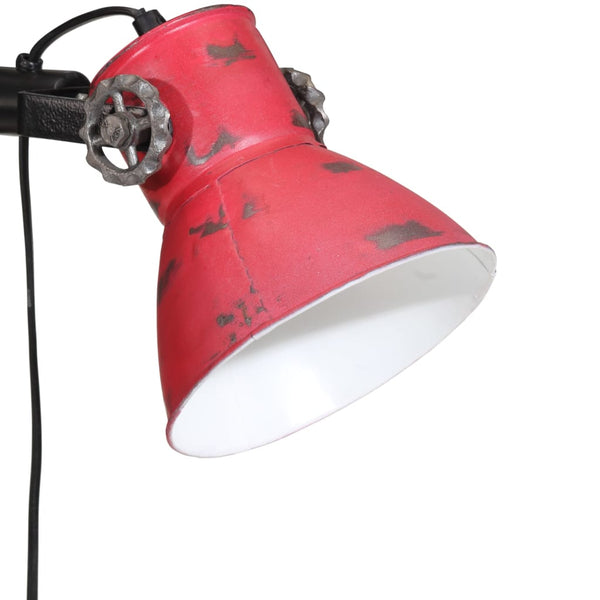 Rote Stehlampe 25W, E27, Verstellbar