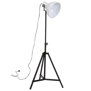 Weiße Stehlampe, 25W, E27, Verstellbar