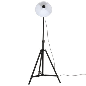 Weiße Stehlampe, 25W, E27, Verstellbar
