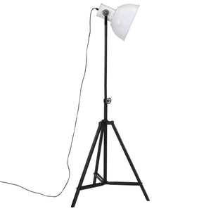 Weiße Stehlampe, 25W, E27, Verstellbar