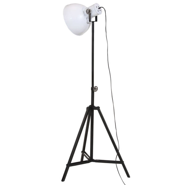 Weiße Stehlampe, 25W, E27, Verstellbar