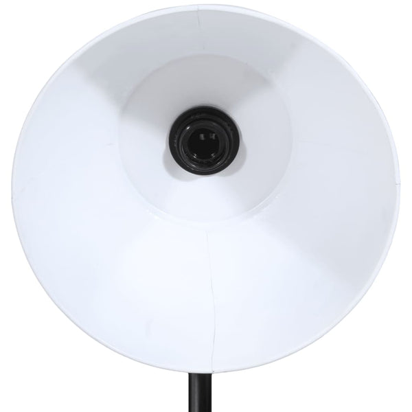 Weiße Stehlampe, 25W, E27, Verstellbar