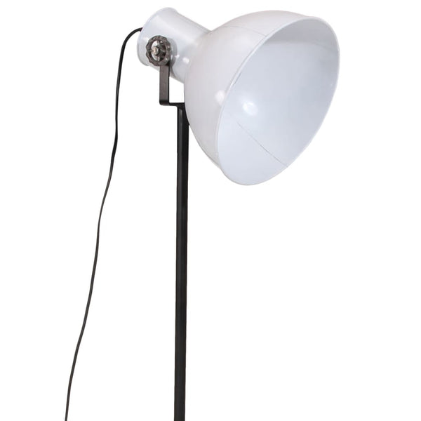 Weiße Stehlampe, 25W, E27, Verstellbar