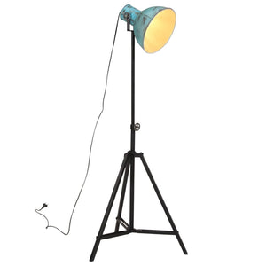 Blaue Stehlampe, E27, 25W, Verstellbar