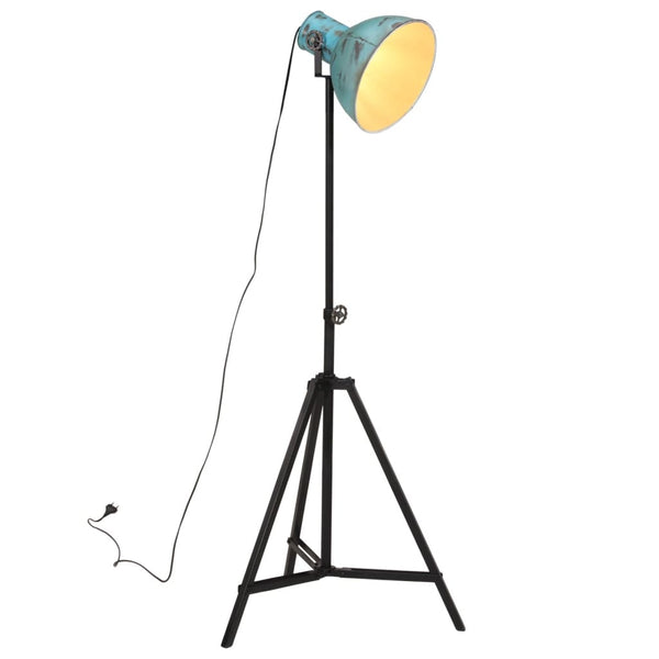 Blaue Stehlampe, E27, 25W, Verstellbar