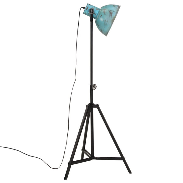 Blaue Stehlampe, E27, 25W, Verstellbar