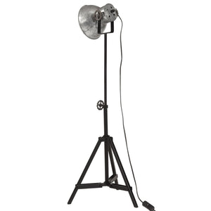 Vintage Stehlampe Silber 25W E27