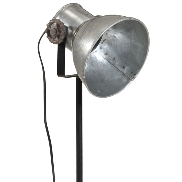 Vintage Stehlampe Silber 25W E27