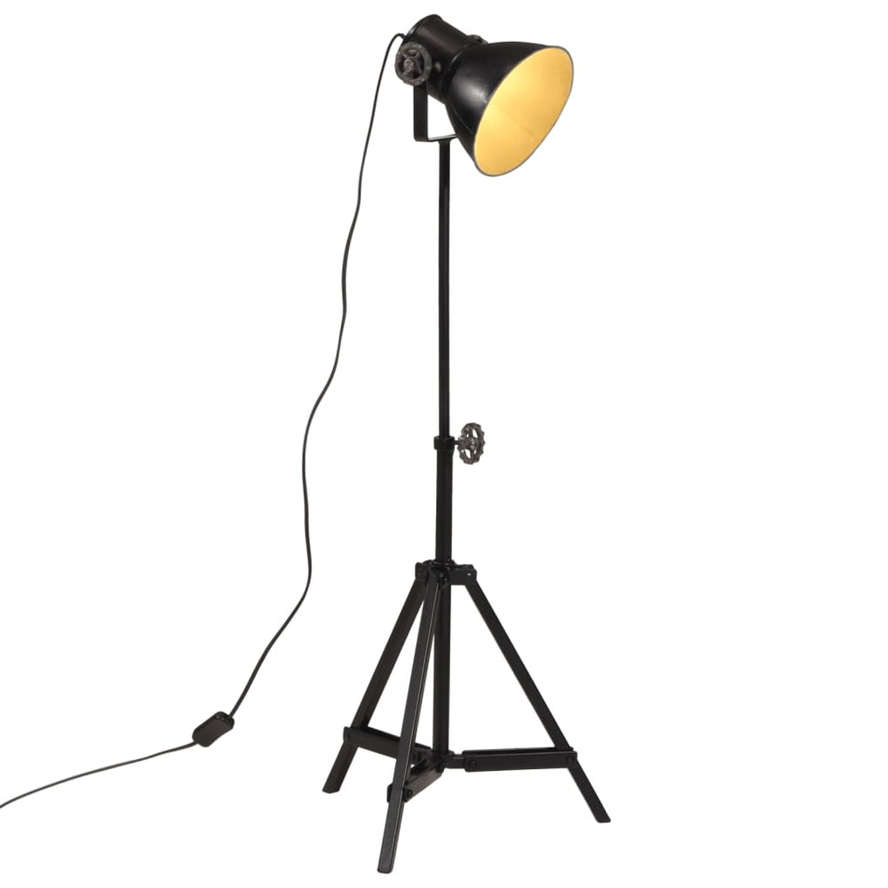 Schwarze Stehlampe 25W, 35x35x95cm, E27