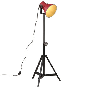 Rote Stehlampe 25W E27 Verstellbar