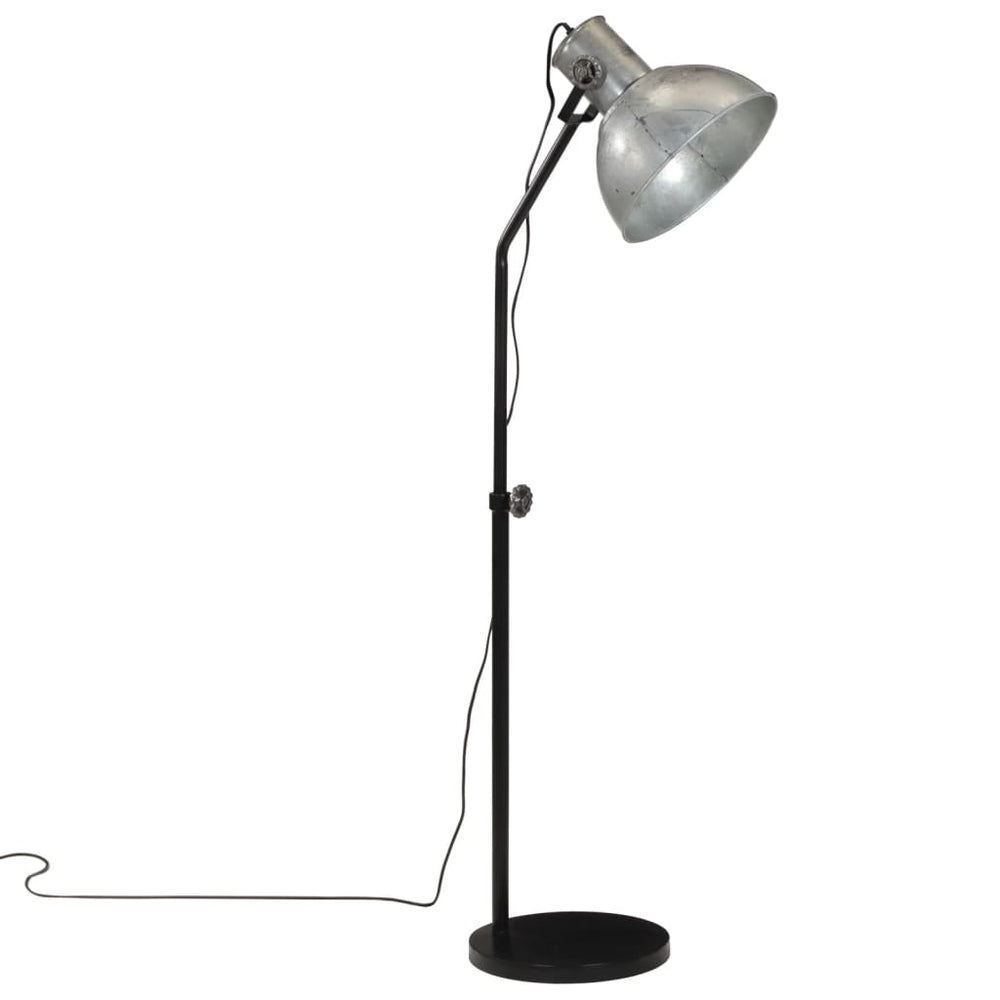 Vintage Stehleuchte Silber 25W E27