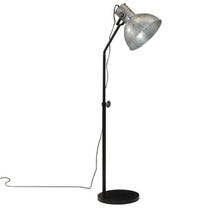 Vintage Stehleuchte Silber 25W E27