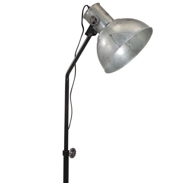 Vintage Stehleuchte Silber 25W E27