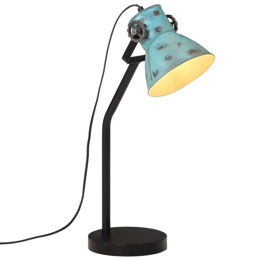 Blaue Schreibtischlampe 25W E27