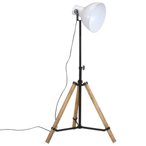 Weiße Stehlampe, E27, 90-150cm