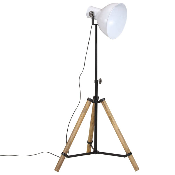 Weiße Stehlampe, E27, 90-150cm
