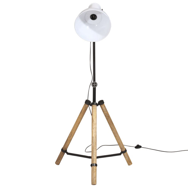 Weiße Stehlampe, E27, 90-150cm