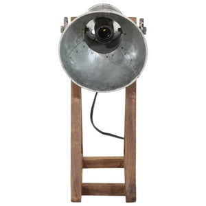 Vintage Silber Schreibtischlampe E27