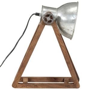 Vintage Silber Schreibtischlampe E27
