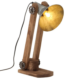 Vintage Schreibtischlampe Silber 25W