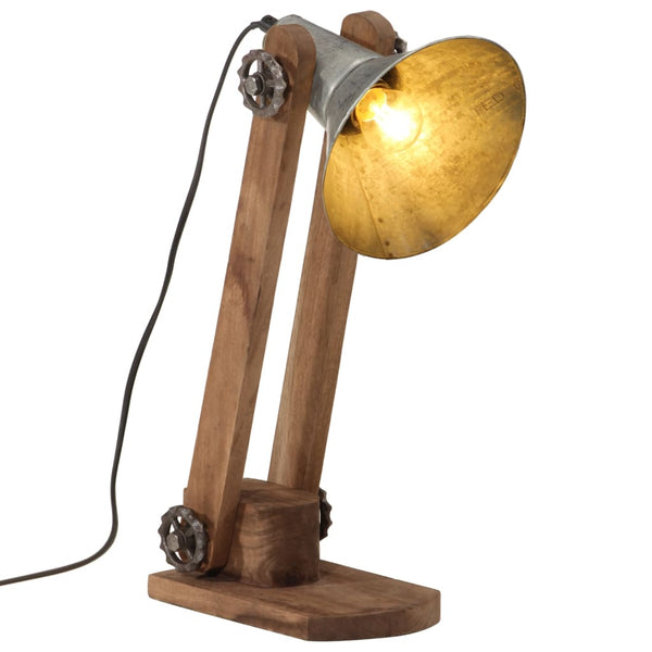 Vintage Schreibtischlampe Silber 25W