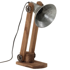 Vintage Schreibtischlampe Silber 25W
