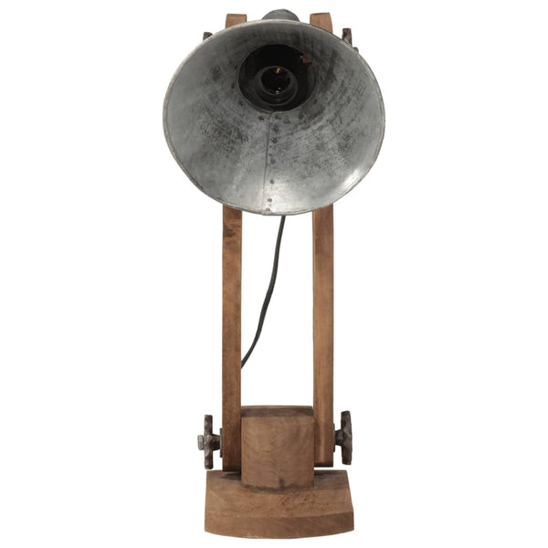 Vintage Schreibtischlampe Silber 25W
