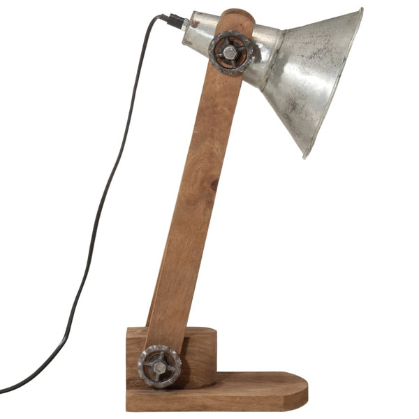 Vintage Schreibtischlampe Silber 25W