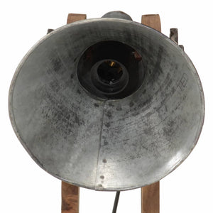 Vintage Schreibtischlampe Silber 25W