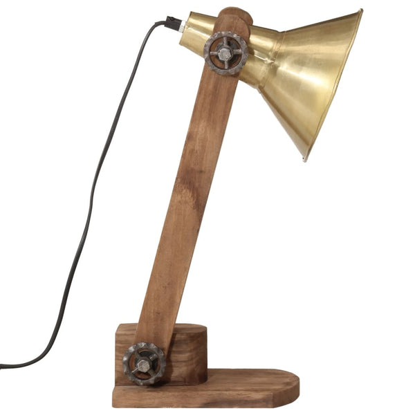 Schreibtischlampe Antik-Messing E27 25W