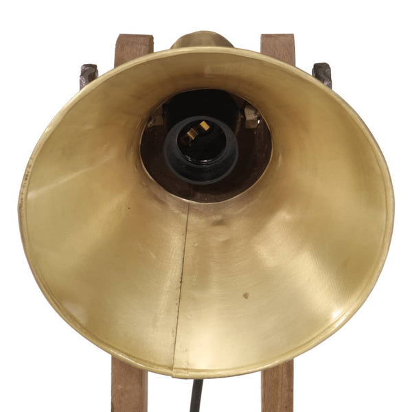 Schreibtischlampe Antik-Messing E27 25W