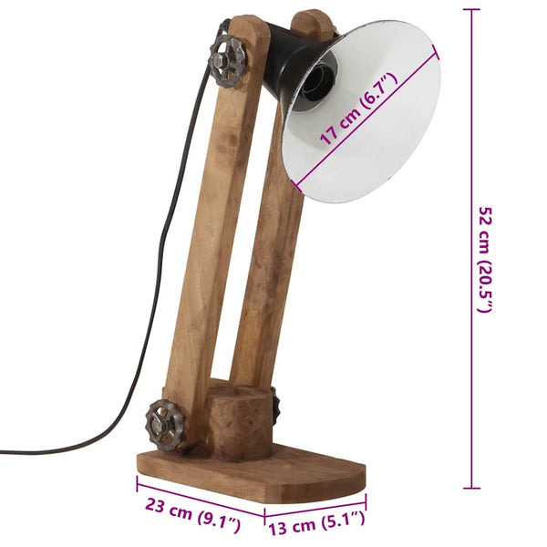 Schwarze Schreibtischlampe E27 25W