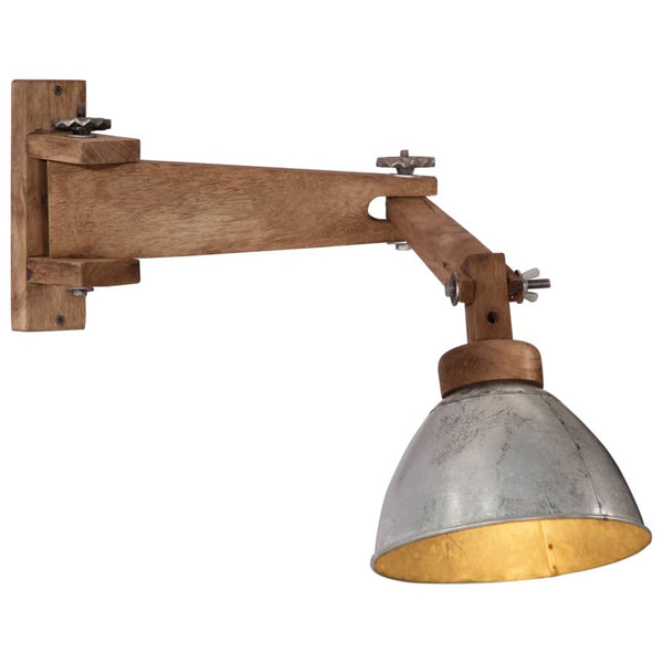 Vintage Wandleuchte Silber E27 25W