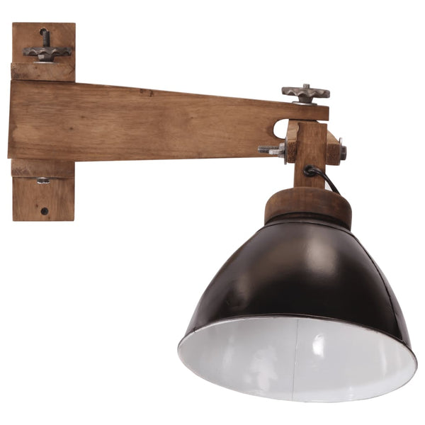 Schwarze Wandleuchte E27 25W