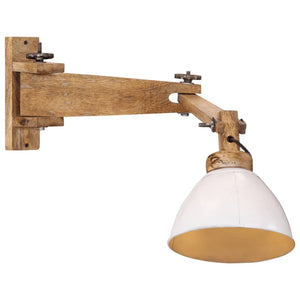 Weiße Wandleuchte E27 25W