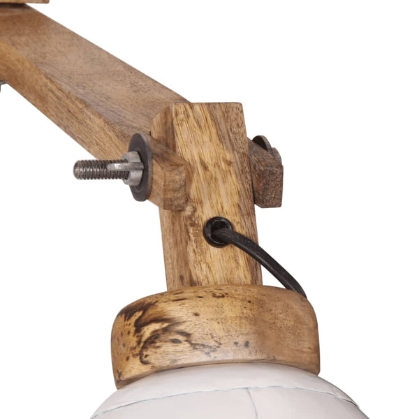 Weiße Wandleuchte E27 25W