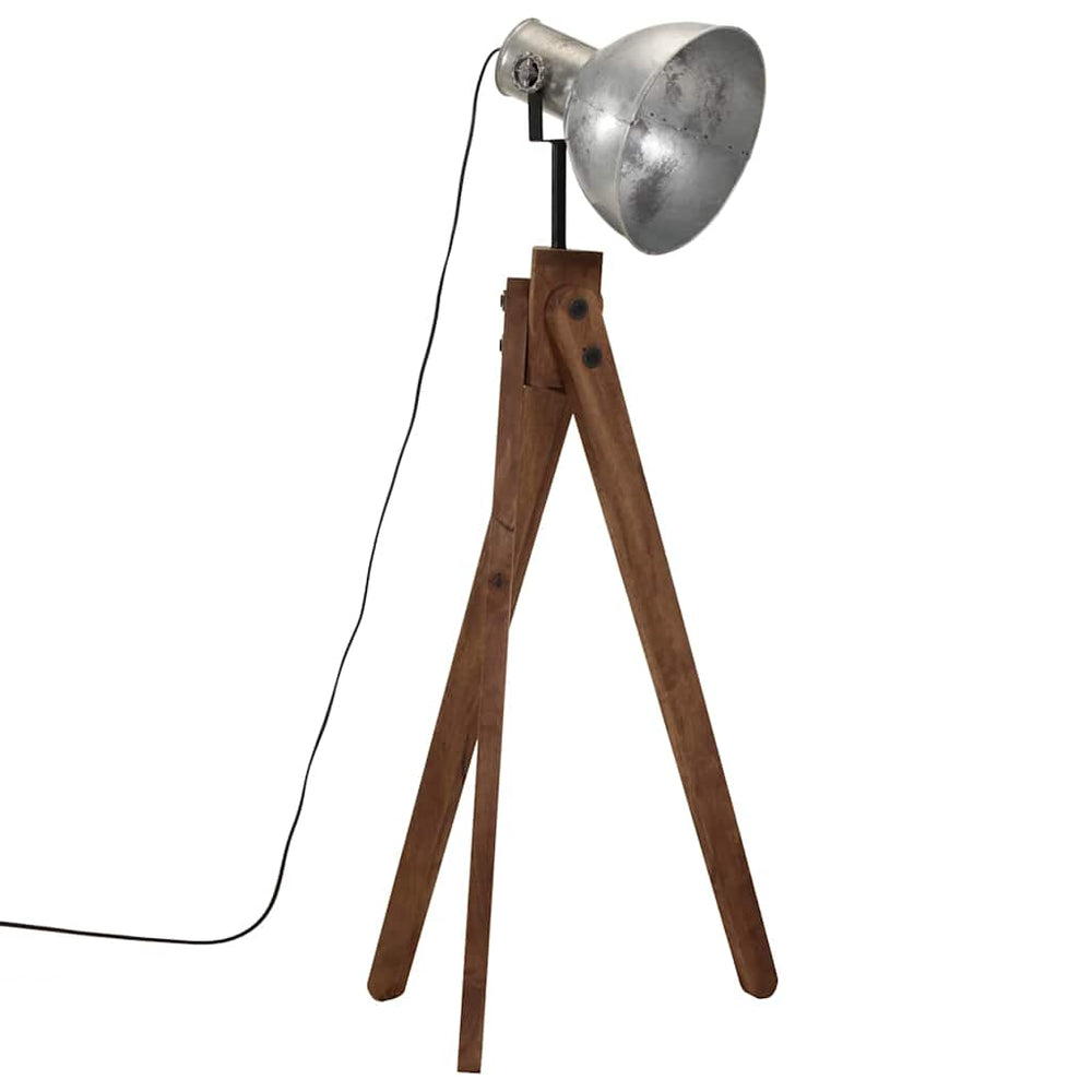 Vintage Stehlampe Silber 120cm